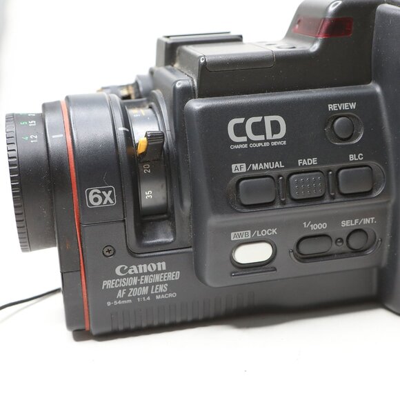 Vintage Canon Canovision 8 E77A 8mm Video Camera Tape Retro 1988 Japan AS IS - Picture 4 of 14